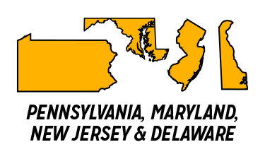 Pennsylvania, Maryland, New Jersey & Delaware